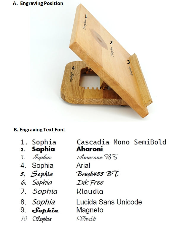 Bible Stand Oak ＆ Cherry