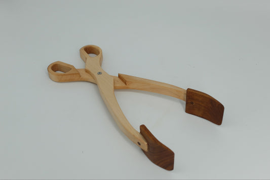 Salat-Servierzange in Scherenform